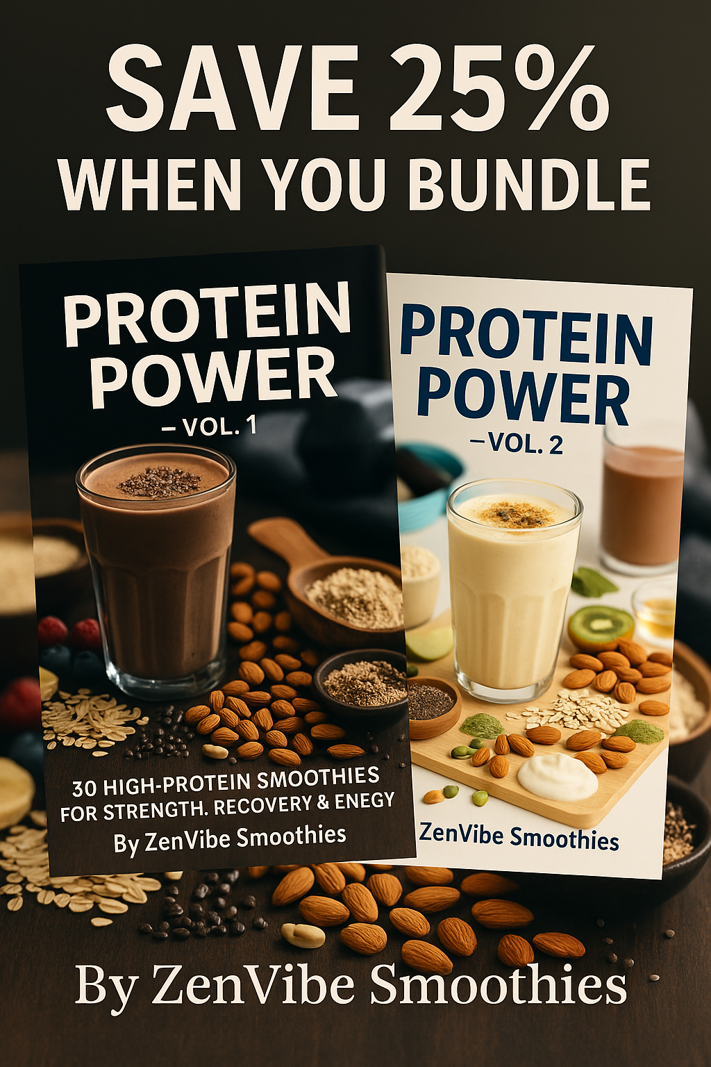 Protein Power Smoothie Bundle – Vol. 1 & 2 (Save 25%)
