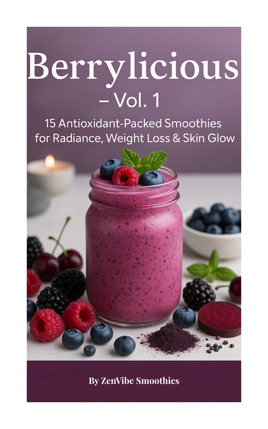 Berrylicious – Vol. 1: 15 Antioxidant-Packed Smoothies for Radiance, Weight Loss & Skin Glow