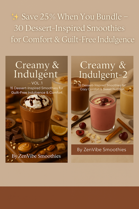 Creamy & Indulgent Smoothie Bundle – Vol. 1 & 2 (Save 25%)
