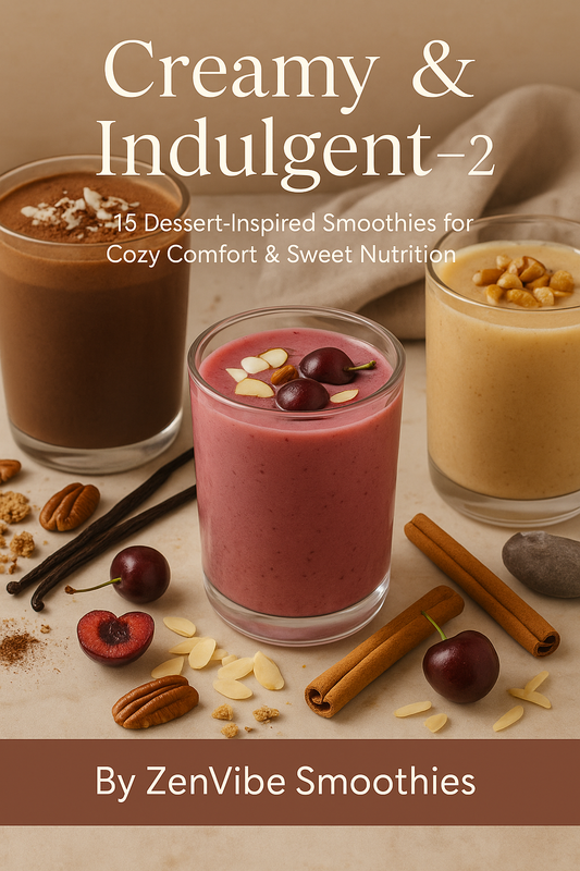 Creamy & Indulgent – Vol. 2: 15 Dessert-Inspired Smoothies for Cozy Comfort & Sweet Nutrition