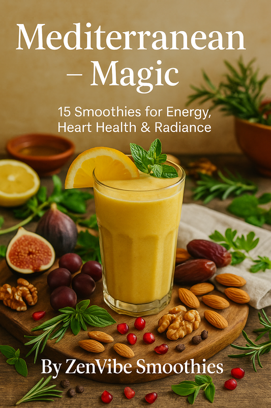 Mediterranean Magic – Vol. 1: 15 Smoothies for Energy, Heart Health & Radiance