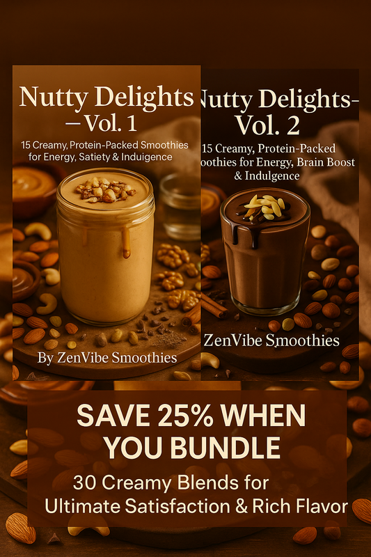 Nutty Delights Smoothie Bundle – Vol. 1 & 2 (Save 25%)