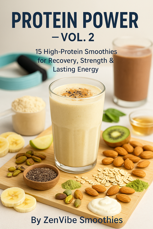 Protein Power – Vol. 2: 15 High-Protein Smoothies for Recovery, Strength & Lasting Energy