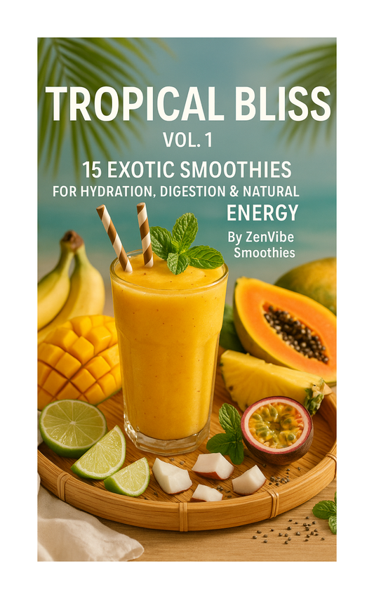 Tropical Bliss – Vol. 1 15 Exotic Smoothies for Hydration, Digestion & Natural Energy